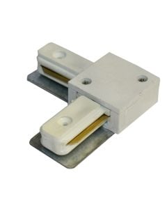 Bashkues këndor për shina spoti, shop line, alumin, e bardhë