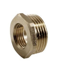 Brass Threaded Reducing M-F bushing 3/4"x1/2"
