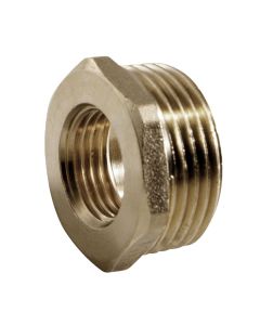 Brass Threaded Reducing M-F bushing 1 1/2"x1 1/4"