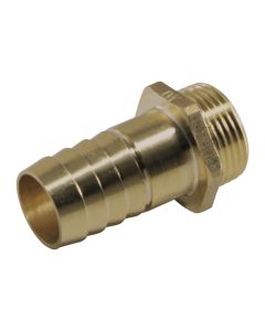 Brass Threaded Hexagon hose nipple 1"x30mm
