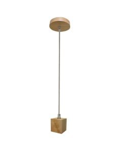 Pendant lamp, 1x40 W, E27, H150 cm, wood