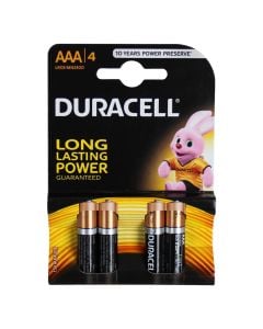 Duracell battery basic AAA 4pc