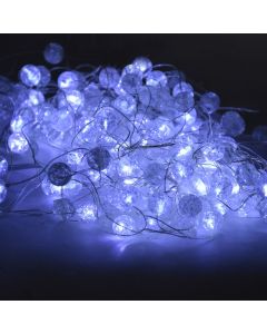 Perde dekorative me 200 drita LED, 300x200 cm, 6000K, kabëll transparent, IP65, per ambiente te jashtme