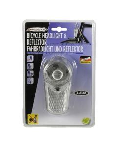 Ndriçues biçiklete, LED, 2xAA, 15 m, 10x5x5.5 cm