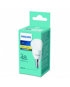 Llambë LED, Philips, 6W/48 W, E14, 620 lm, 2700 K, P45