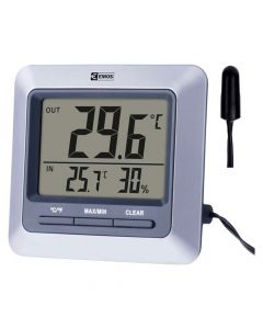 Digital Thermometer, Emos, 0 °C to +50 °C indoor, -40 °C to +50 °C outdoor,  20 % to 95 %, 1xAAA