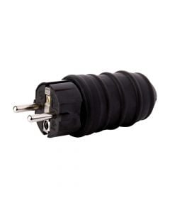 Rubber Plug, SCHUKO, 1× 2P + PE, 250 V~/16 A max, IP44