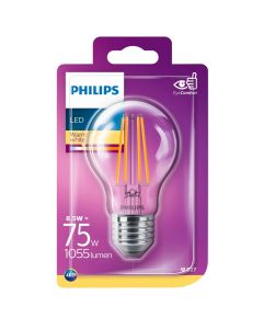 LED bulb, philips, 8.5W / 74W, E27, 1055