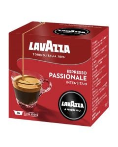 Kapsula kafeje, Lavazza Passionale,  100 % Arabica, aromë: kafe e pjekur/karamel, 7.5x16 gr, 16 cop