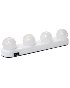 White Wall Light, D30.5x6x7cm, N / A 3x40W, 230V