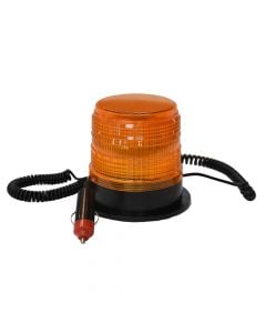 Feneline, 1A, 4V, without battery, with charger, plastic, D8.5x11 cm, orange color