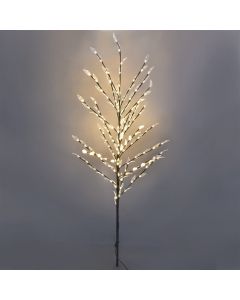 Peme dekoruese 144 LED, Permasa: 150 cm , Ngjyra: e kafe/bardhe, Materiali: Plastike