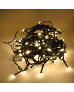 LED lighting range, 5m, 5cm space between LEDs, +3 m Cable, 6W, 31V, IP44, 100L, 3000K, Green cable