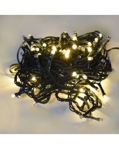 Varg ndriçimi LED, 5m, 5cm hapsire ndermjet LED, +3 m Kabull, 6W, 31V, IP44, 100L, 3000K All Flash, Kabull jeshil