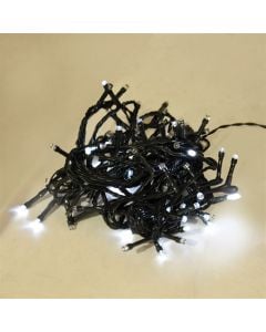 Varg ndriçimi LED, 5m, 5cm hapsire ndermjet LED, +3 m Kabull, 6W, 31V, IP44, 100L, 6400K All Flash, Kabull jeshil