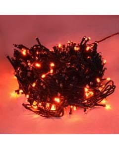 LED lighting range, 22.5m ,, 5mm space between LEDs, +3 m Cable, 12W, 31V, IP44, 450L, red All Flash, Green cable