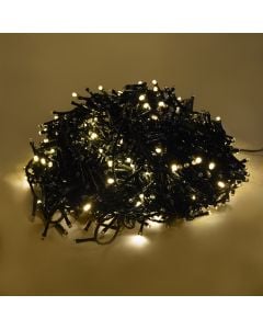 LED lighting range, 50m, 5mm space between LEDs, +3 m Cable, 12W, 31V, IP44, 1000L, 3000K All Flash, Green cable