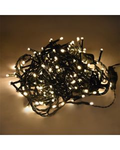 LED lighting range, 10m, 5mm space between LEDs, +3 m Cable, 12W, 31V, IP44, 200L, 8 functions, 3000K, Green cable