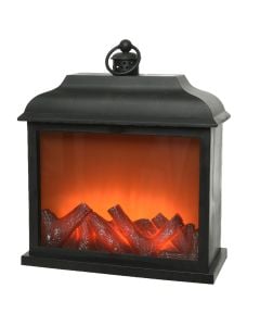 Decorative lighting, LED chimney, black, 3xC, 90 working hours