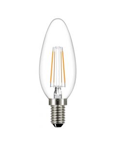 LED lamp BRAYTRON, Filament, E14, 4W, 2700K, 470lm, 220V-240V AC