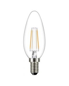 Llambë LED BRAYTRON, Filament, E14, 4W, 2700K, 470lm, 220V-240V AC