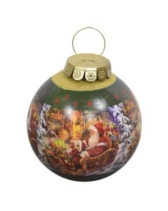 Xmas decorative character, Christmas ball, 12 LED multi color,, 40x40x42