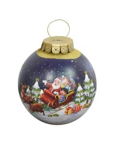 Xmas decorative character, Christmas ball, 12 LED multi color,, 40x40x42