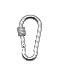 Safety snap hook with screw lock D6
