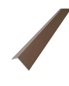 Angel aluminium, 2600 x 15 x 15 mm, color rust, finish stone