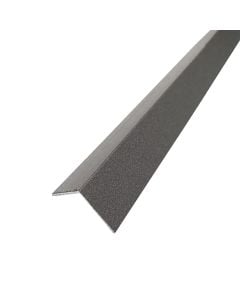 Angel aluminium, 2600 x 20 x 20 mm, color anthracite, finish stone
