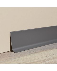 Skirting aluminium, ngjyrë 2000 x 80 mm, rust, finish stone