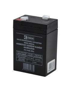Rechargeable battery, Emos, 6V, 4 Ah, 7x4.7x10.1 cm