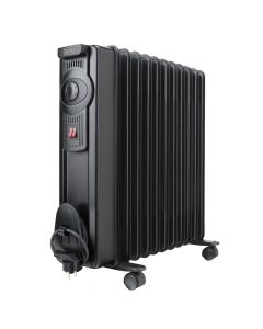 Oil radiator, Black & Decker, 2000W, 2 heat settings, 11 elements