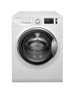 Washing machine, Hotpoint, 9 kg, A +++, 1400 rpm, inverter, 15 programs, steam, 52 dB, Active Care, 60x60x85 cm