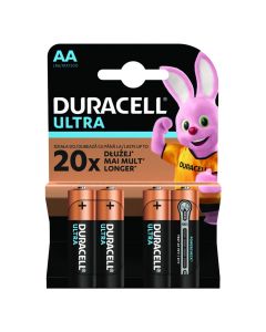 Bateri, Duracell, Ultra Power, AA/LR6, 4 cop/pako