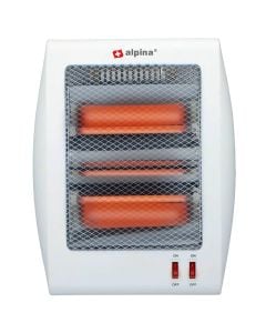 Quartz heater, Alpina, 400/800 W, 230V, 34x30x15 cm