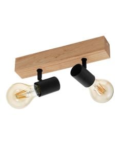 Ndriçues mural, TOWNSHEND 3, 2xE27, 2x10W, IP20, 16.5x5 cm