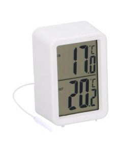 Indoor & Outdoor Thermometer, Grundig, AAA, 6.7x4.9x9.4 cm