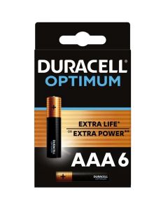 Bateri, Duracell Optimum, 6xAAA