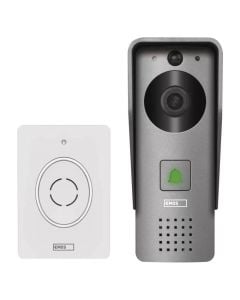 Video doorbell, Emos, WiFi, Full HD 1080 p, IP44, IR filter, with motion sensor, with 85 dB alarm