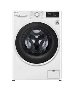 Washing machine, LG, 7 kg, D, 1200 rpm, 14 programs, Direct Drive Inverter, 71 dB, W60xD47.5xH85 cm