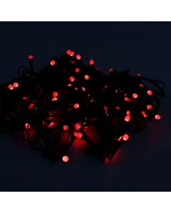 Varg me drita LED, 100 llamba, akull, (i kuq), gjatësia- 8 m
