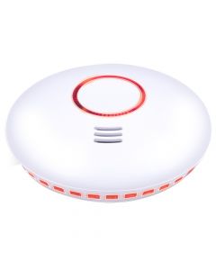 WiFi heat and smoke detector, Alpina, 54 °C - 70 °C, 85 dB at 3m, 2x 1.5 V batteries (AA/R6), Android, IOS
