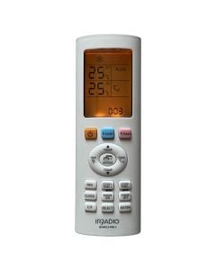 Air conditioner remote control, IRRADIO, LED display, 2xAAA