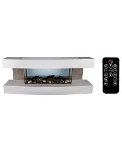 Ngrohës elektrik, Alpina, Montreal, 2000 W, LED, dekorativ me efekt flake, H46xW120xD30.8 cm