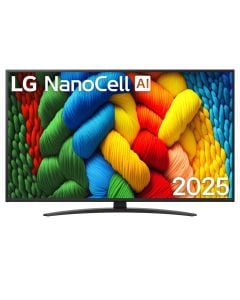 Televizor Nano LED, LG, 43", 4K UHD, WebOS 25, DVB - C/S/S2/T/T2, USB, HDMI, Wi-Fi, Bluetooth