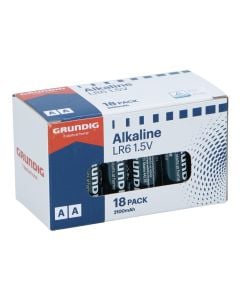 Bateri, Grundig, AA, Alkaline, 18 cop/pako, 2100mAh