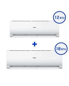 Air conditioner set, Haier, 18000 + 12000 BTU, Inverter, WiFi, (811386 + 811387)