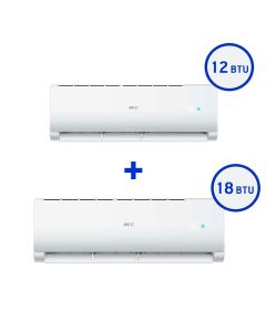 Air conditioner set, HEC, 18000 + 12000 BTU, Inverter, WiFi, (811814 + 811813)