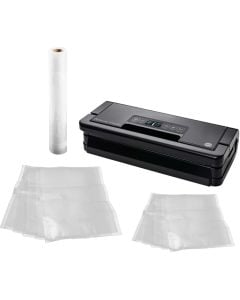 Makineri paketime me vakum, Macom, 130 W, 24 Lt/ min, 92 Kpa, 40x18x11.5 cm